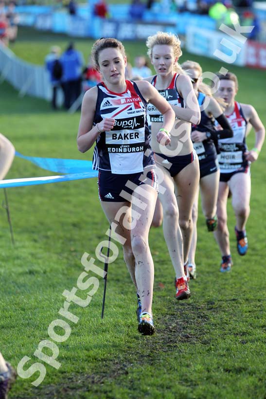Junior Women, Grace Baker, BUPA Great Edinburgh Cross Country.